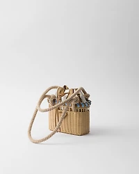 Mini wicker bag