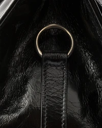 Medium leather tote bag