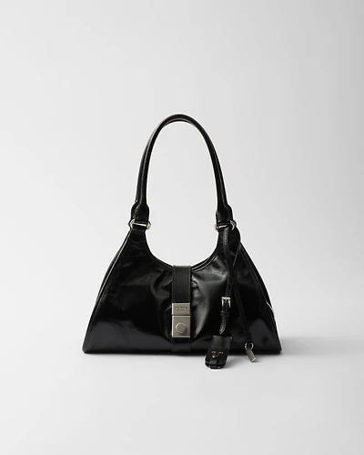 Medium leather tote bag