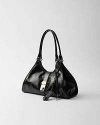 Medium leather tote bag