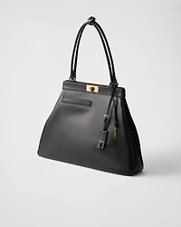 Large leather tote bag
