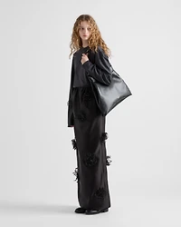 Prada Carey large leather bag