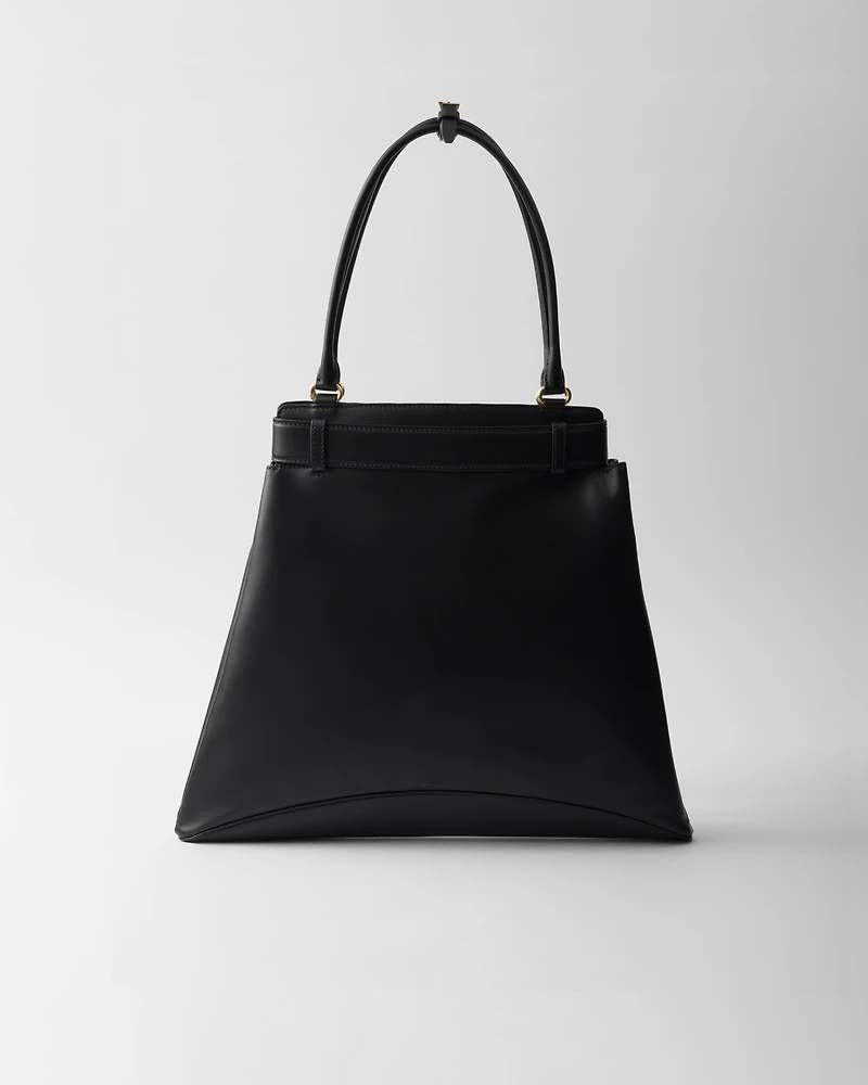 Prada Carey large leather bag