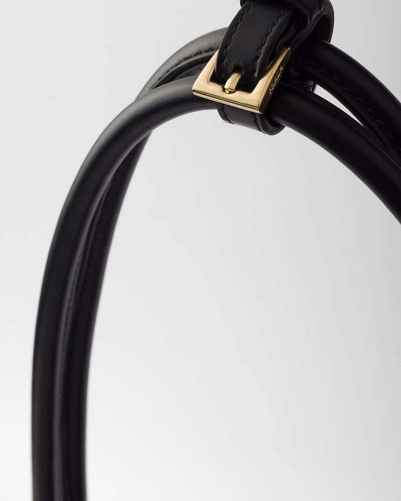 Prada Carey large leather bag