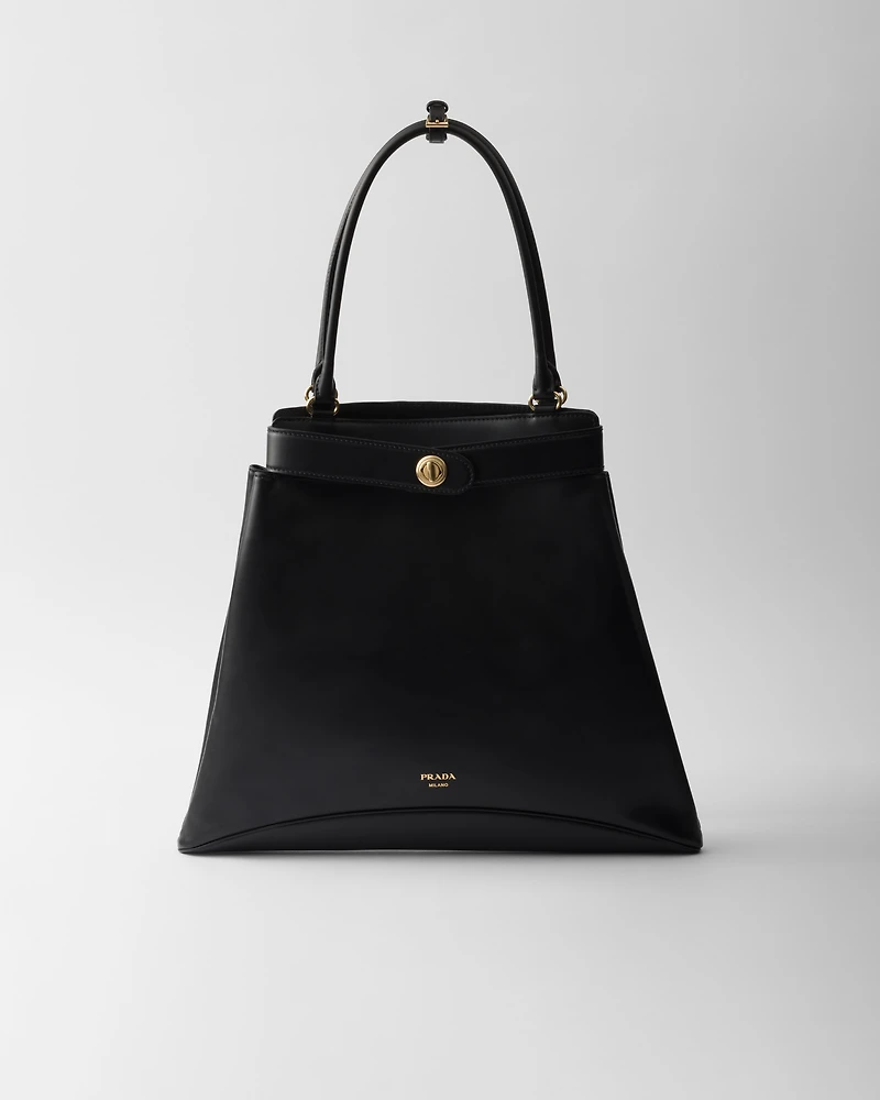 Prada Carey large leather bag