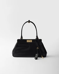 Medium leather tote bag