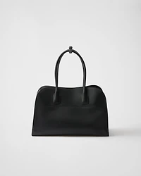Large leather tote bag