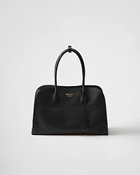 Large leather tote bag