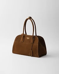Medium suede tote bag