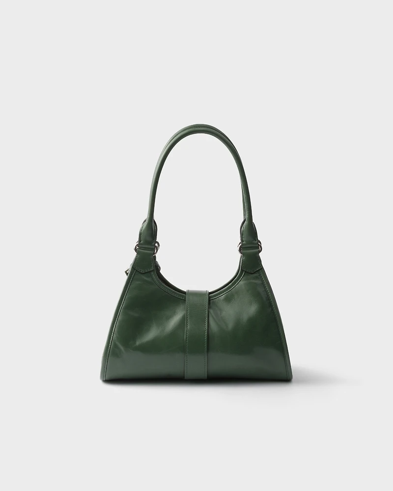 Small leather tote bag