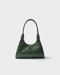 Small leather tote bag