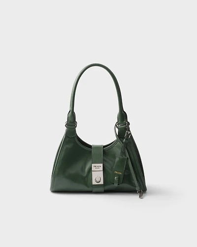 Small leather tote bag