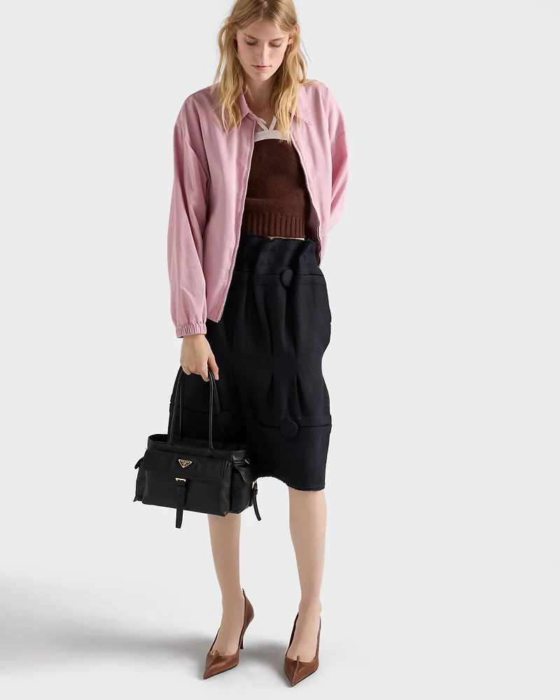 Prada Explore medium nappa leather tote bag