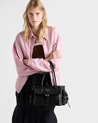 Prada Explore medium nappa leather tote bag