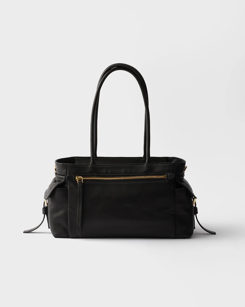 Prada Explore medium nappa leather tote bag