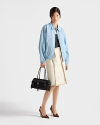 Prada Explore medium Re-Nylon and leather tote bag