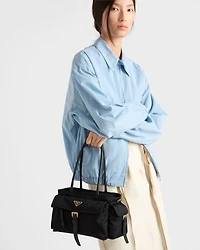 Prada Explore medium Re-Nylon and leather tote bag