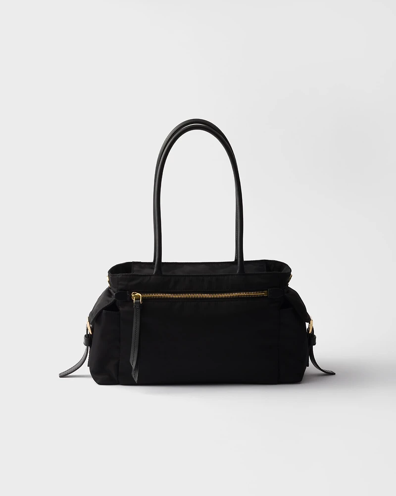 Prada Explore medium Re-Nylon and leather tote bag
