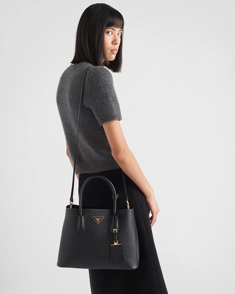 Prada Double medium Saffiano leather bag