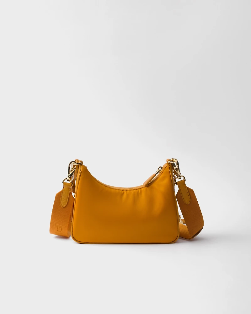 Prada Re-Edition 2005 Re-Nylon and Saffiano leather bag with charm