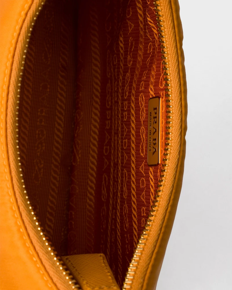 Prada Re-Edition 2005 Re-Nylon and Saffiano leather bag with charm