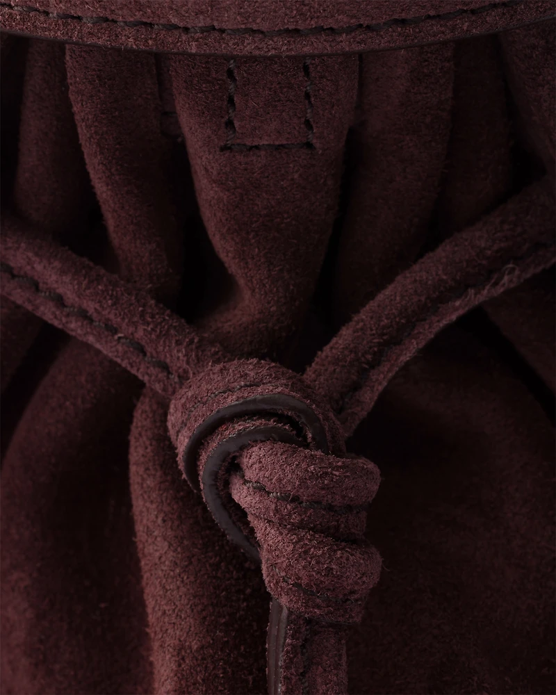Prada Bonnie small suede shoulder bag