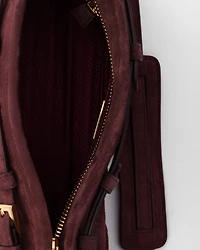 Prada Bonnie small suede shoulder bag