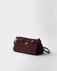 Prada Bonnie small suede shoulder bag