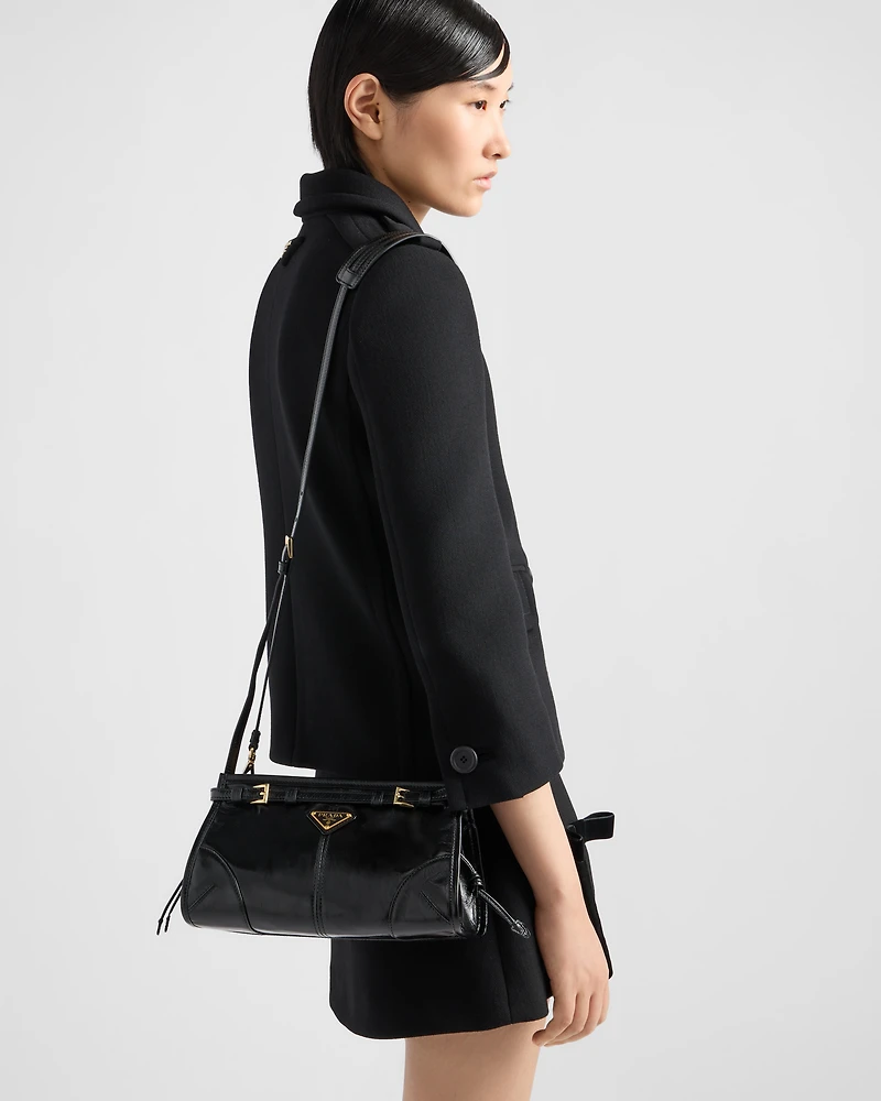 Prada Bonnie small leather shoulder bag