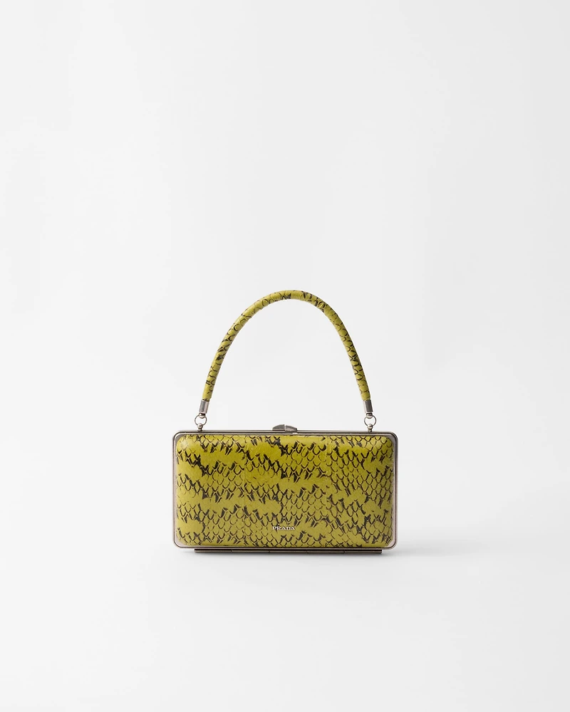 Ayers leather clutch