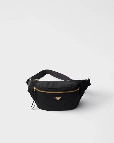 Re-Nylon and Saffiano leather belt bag