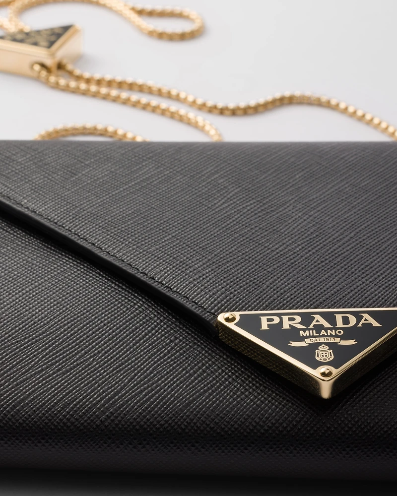 Mini Saffiano leather bag