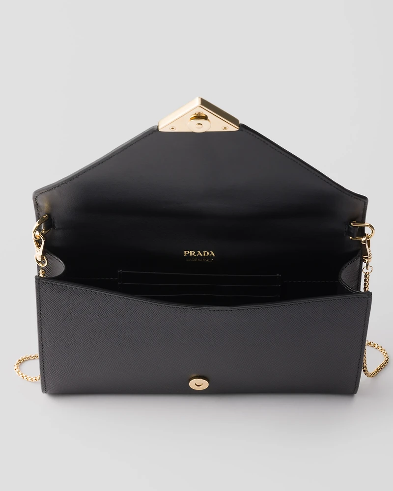 Mini Saffiano leather bag