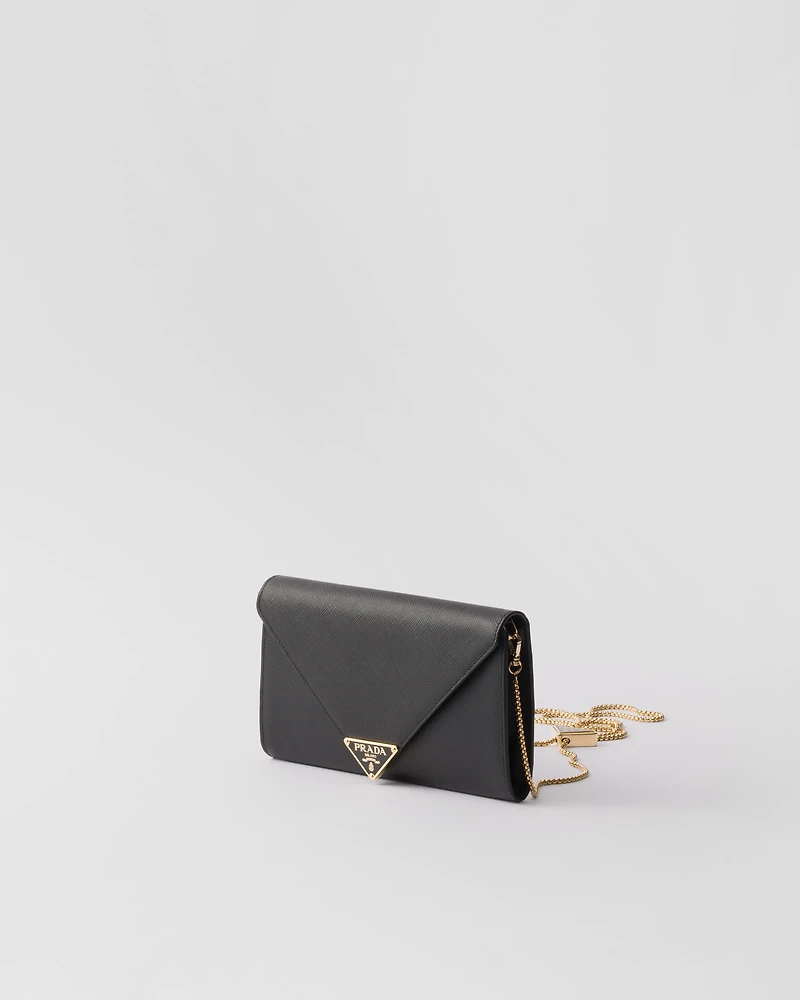 Mini Saffiano leather bag