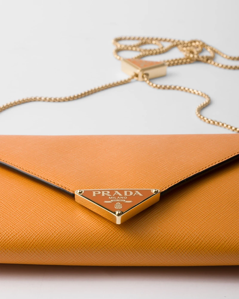 Mini Saffiano leather bag
