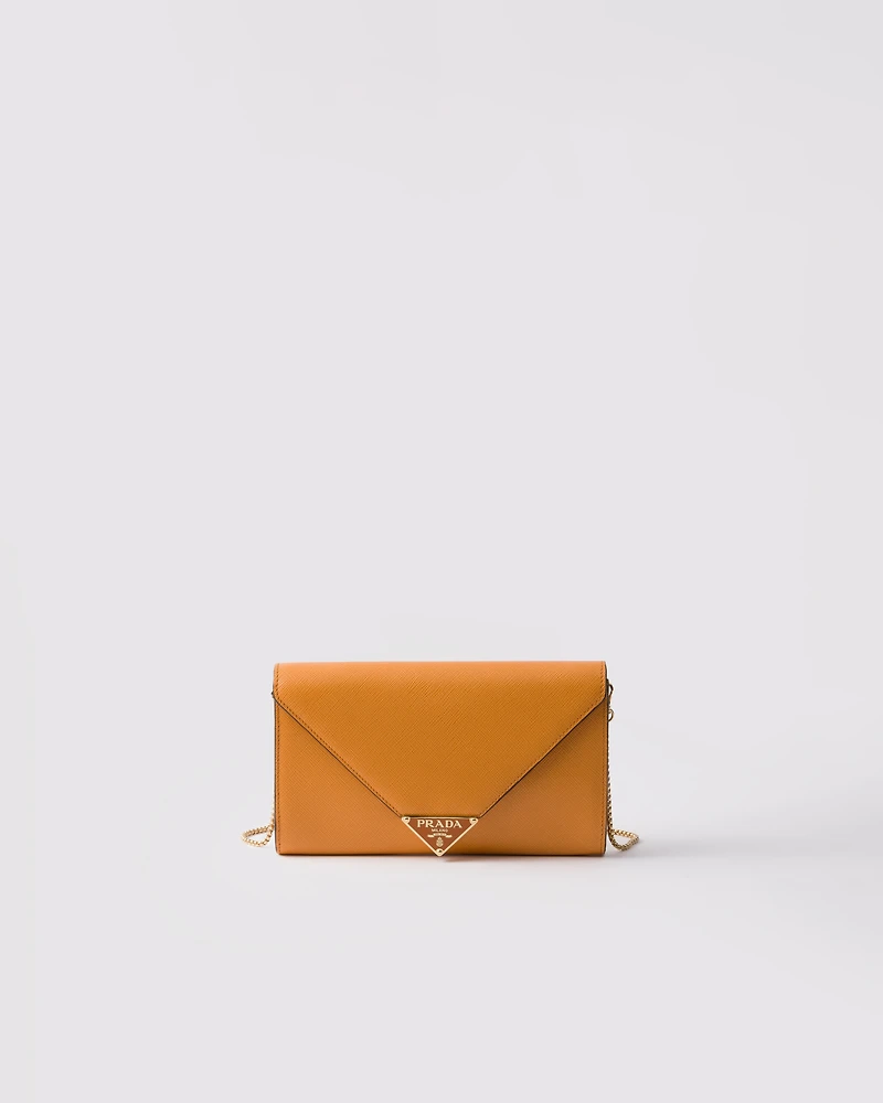 Mini Saffiano leather bag