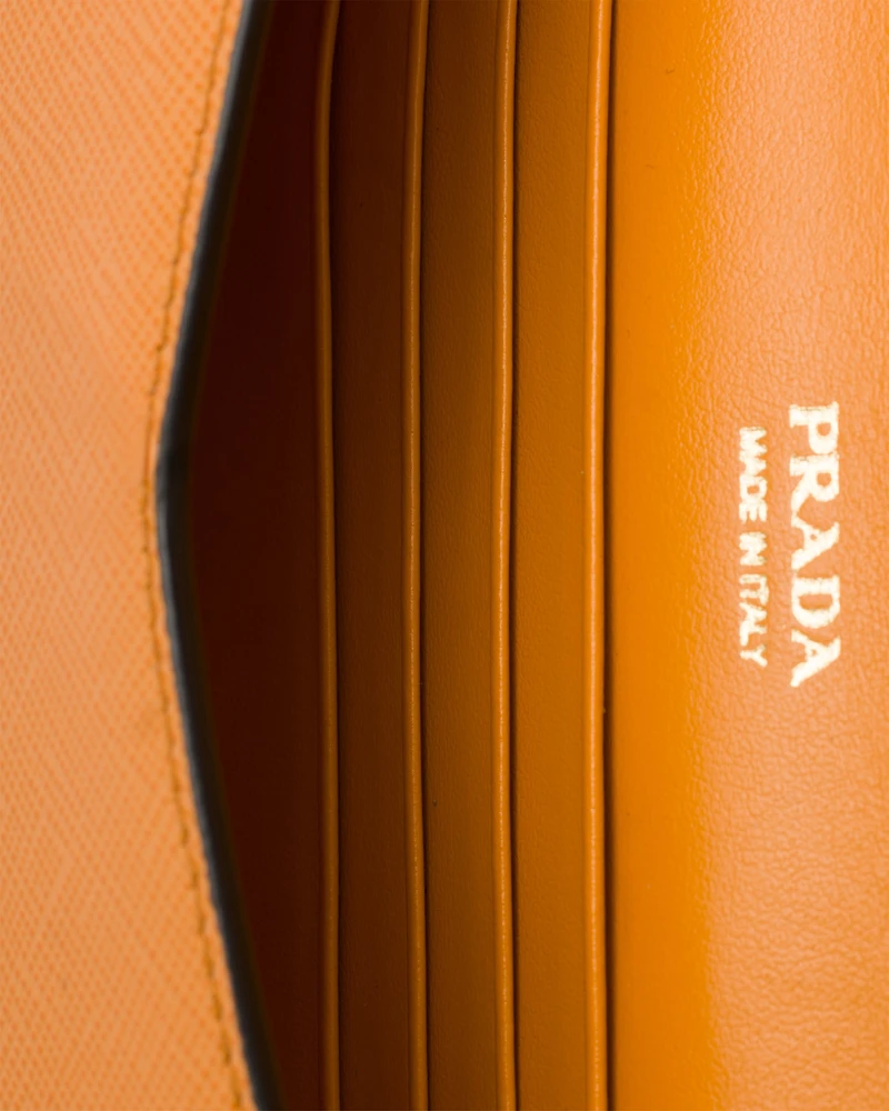 Mini Saffiano leather bag