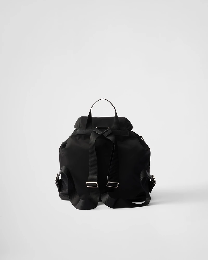 Medium Re-Nylon backpack with pouch