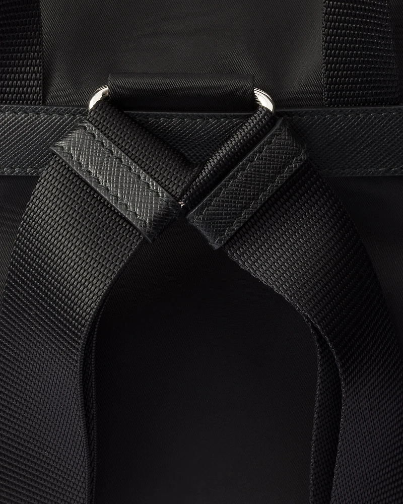 Medium Re-Nylon backpack with pouch