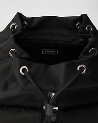 Medium Re-Nylon backpack with pouch