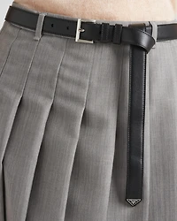 Leather belt