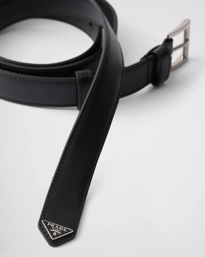 Leather belt