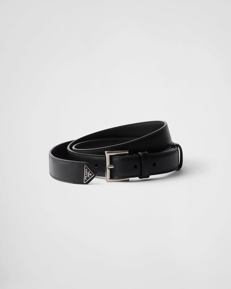 Leather belt