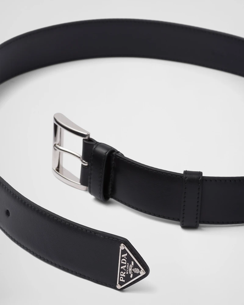 Leather belt