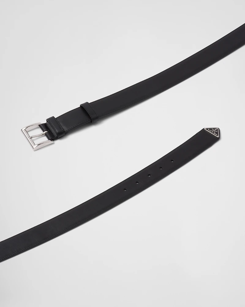 Leather belt