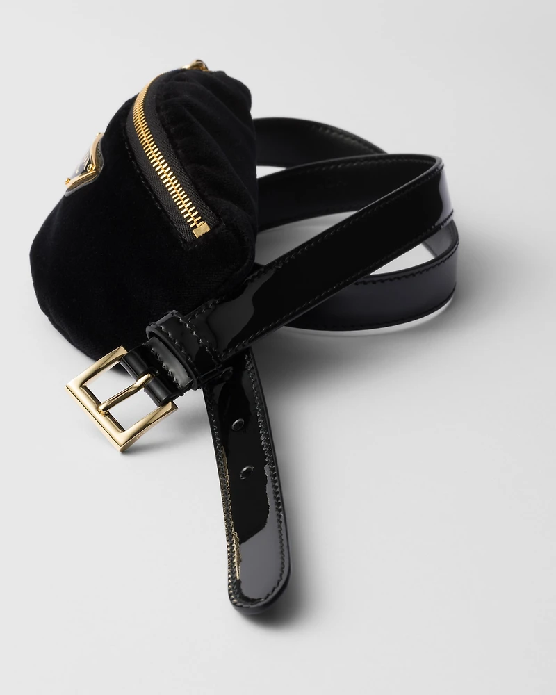 Patent leather belt