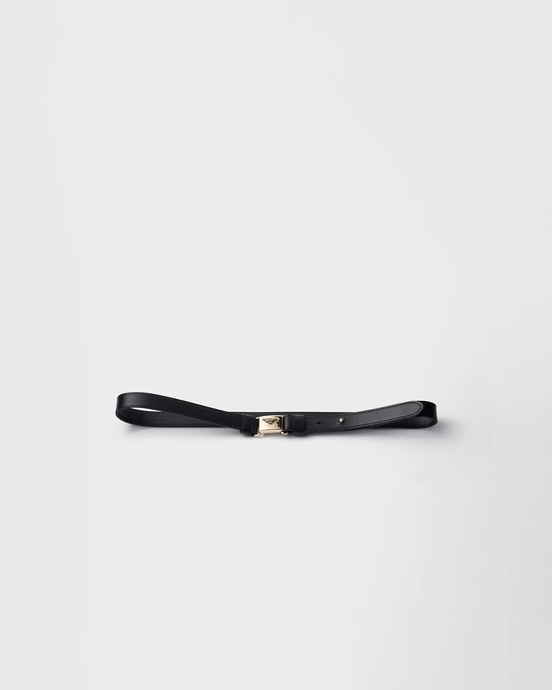 Leather belt