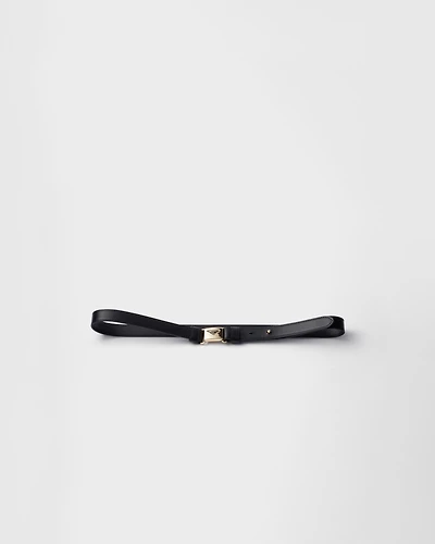 Leather belt