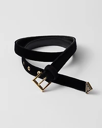 Velvet belt