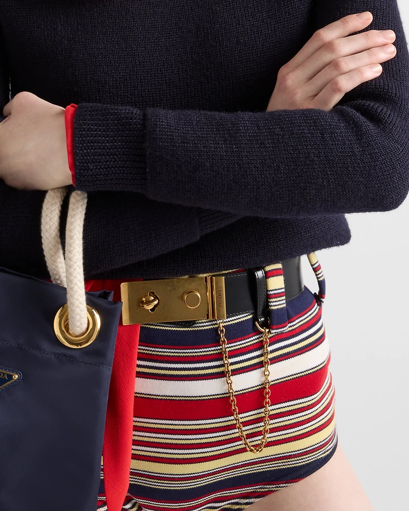 Leather belt